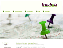 Tablet Screenshot of frauholz.de